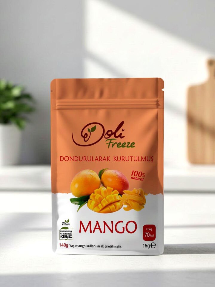 Dondurularak Kurutulmuş Mango 15 Gram