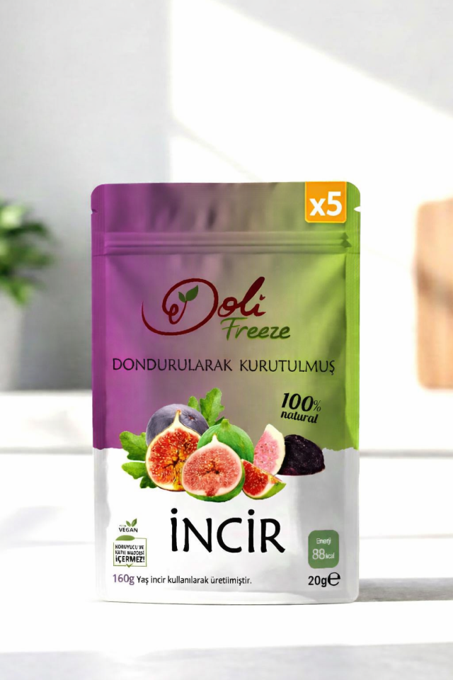 Dondurularak Kurutulmuş İncir 5'li Set