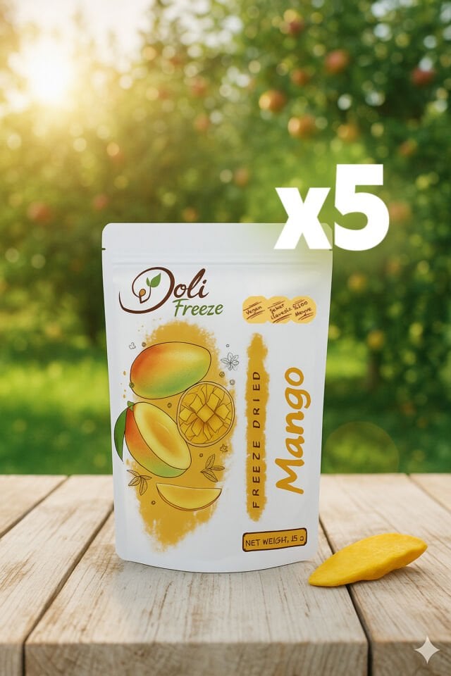 Dondurularak Kurutulmuş Mango 5'li Set